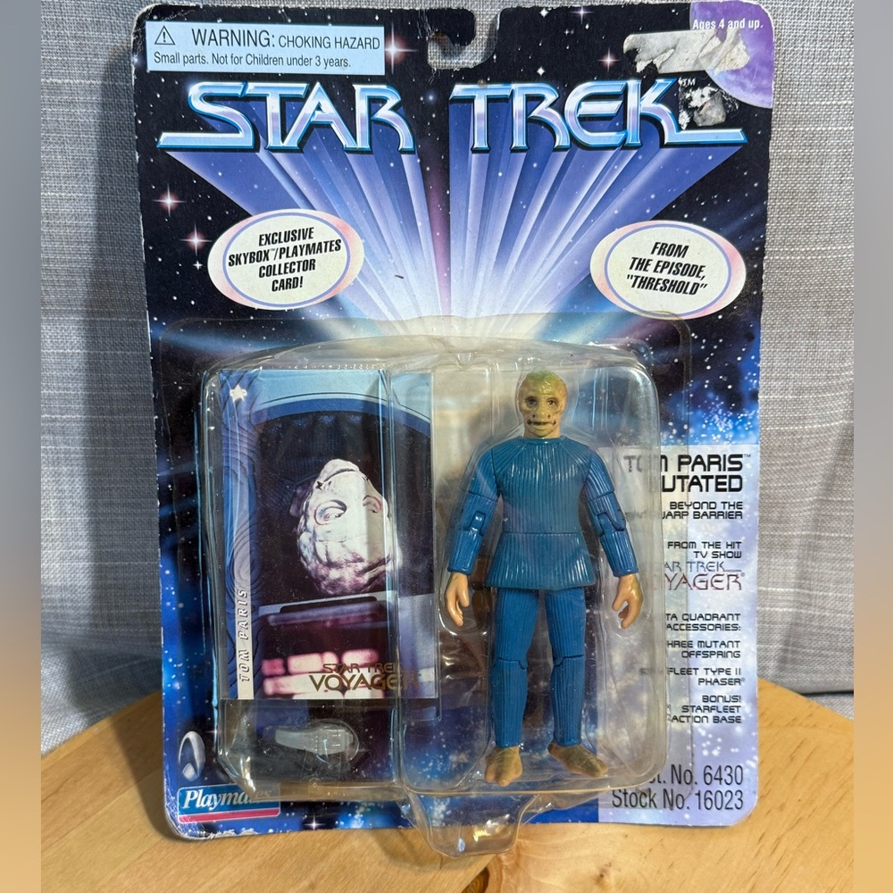 VTG 1997 Star Trek Tom Paris Mutated Star Trek Voyager 16023 Playmates Figure